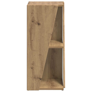 vidaXL Étagère d'appoint Chêne artisan 33 x 32 x 70,5 cm Bois d'ingénierie
