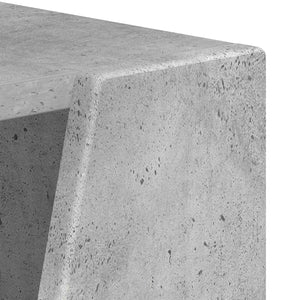 Beton Graues Seitenregal 33x32x100,5 cm