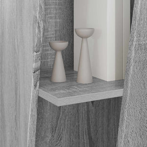 Seitenregal Sonoma Grau 100,5 cm