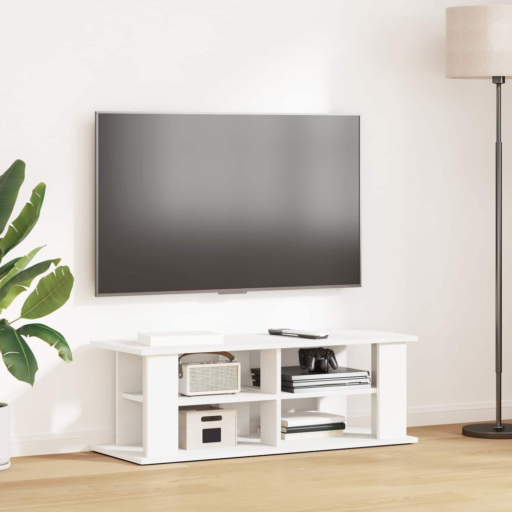 Weißer TV-Ständer 96 cm