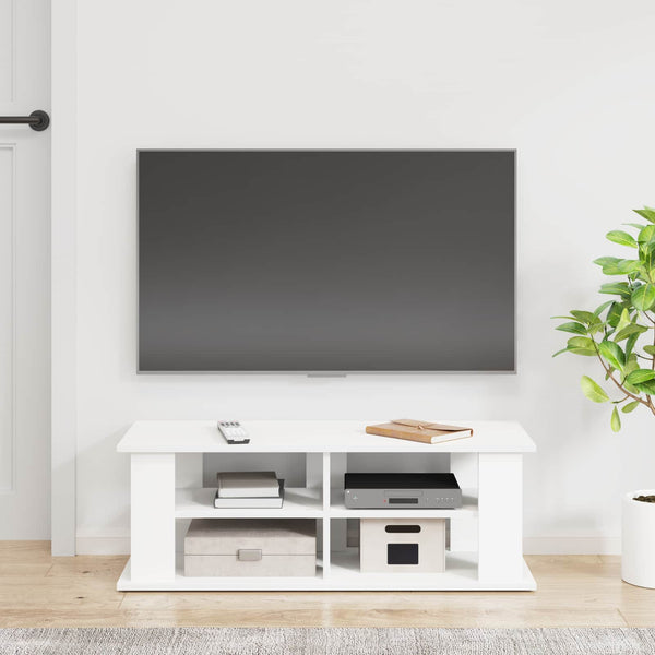Weißer TV-Ständer 96 cm