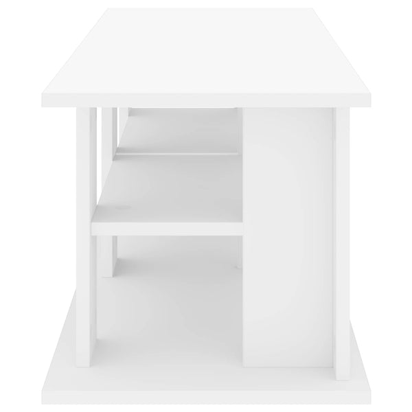 Weißer TV-Ständer 96 cm
