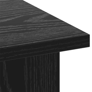 TV-Ständer Schwarz Eichenoptik 96 cm