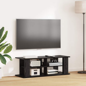 TV-Ständer Schwarz Eichenoptik 96 cm