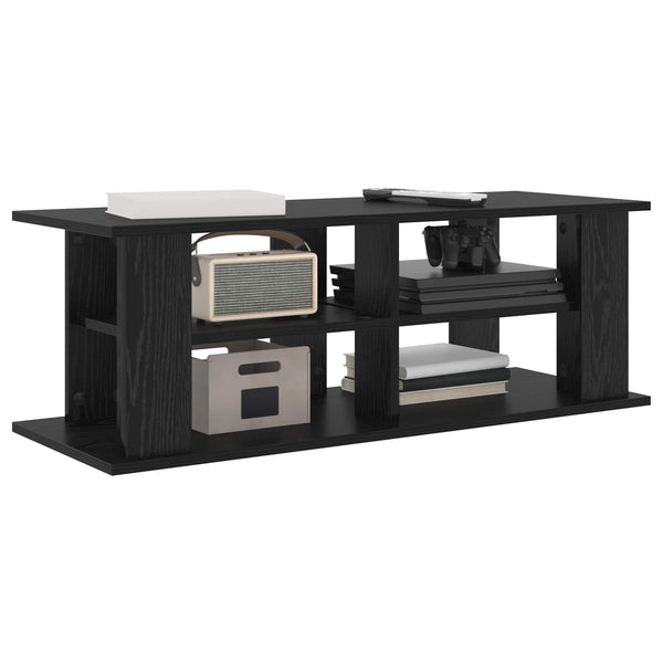 TV-Ständer Schwarz Eichenoptik 96 cm