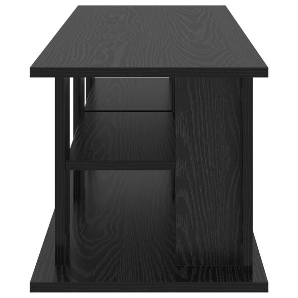 TV-Ständer Schwarz Eichenoptik 96 cm