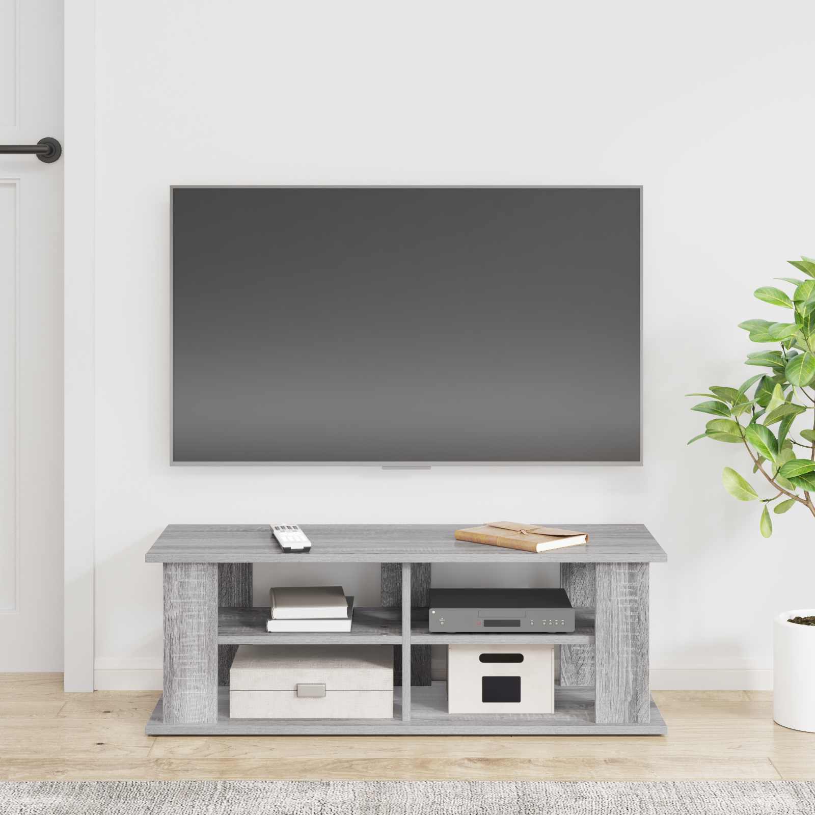 TV-Ständer Grau Sonoma 96 cm
