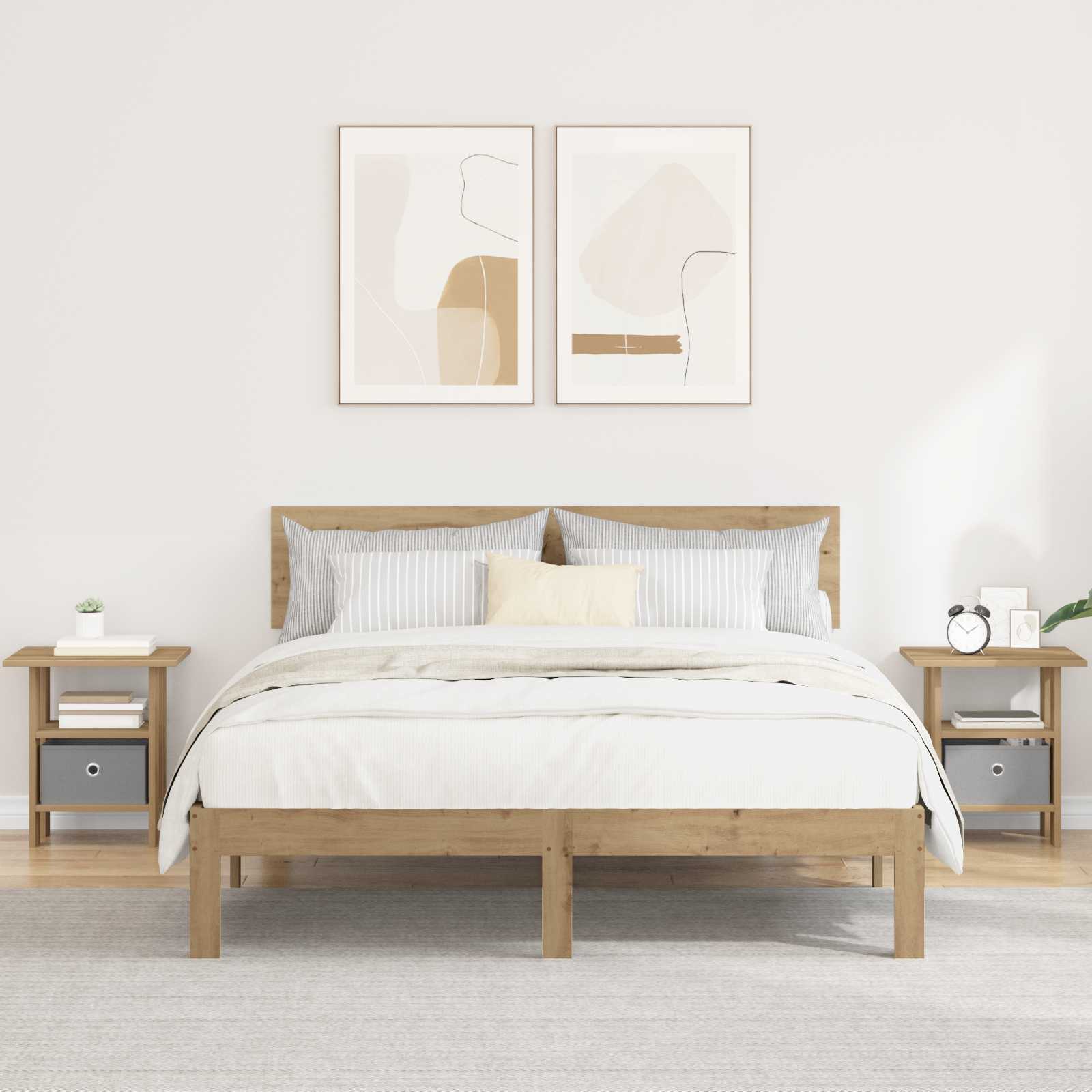 Nachttisch 2er Set Artisan Eiche