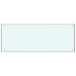 Küchenrückwand Weiß Glas 100x40cm 2er Set