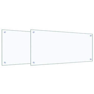 Küchenrückwand aus Glas, 2er-Set