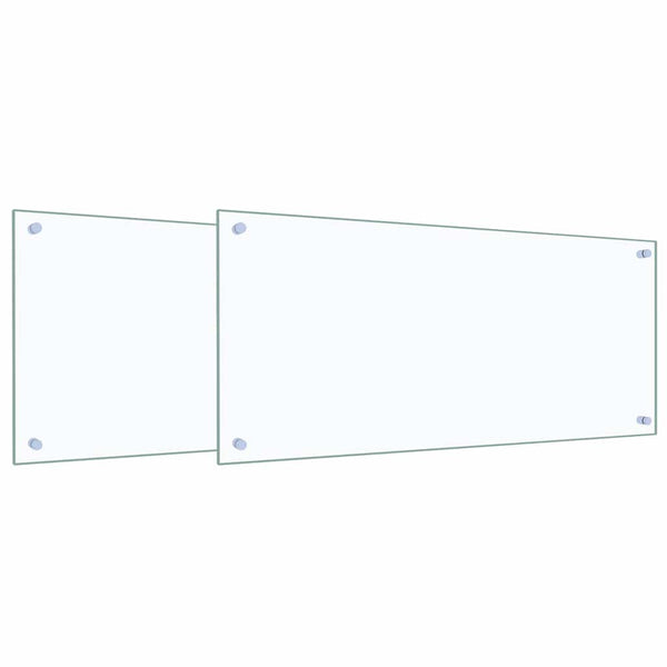 Küchenrückwand aus Glas, 2er-Set