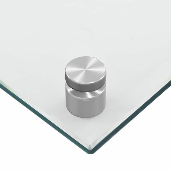 Küchenrückwand 2er Set, Transparentes Glas