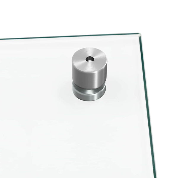 Küchenrückwand 2er Set, Transparentes Glas