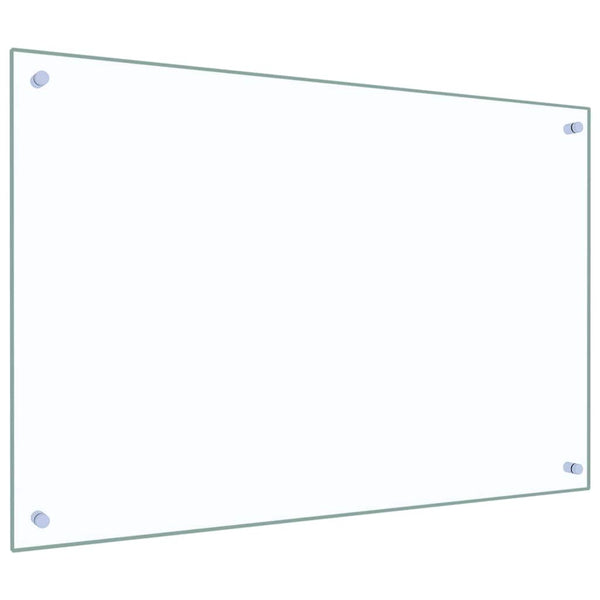 Küchenrückwand 2er Set, Transparentes Glas