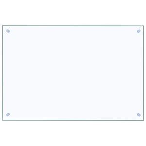 Küchenrückwand 2er Set, Transparentes Glas