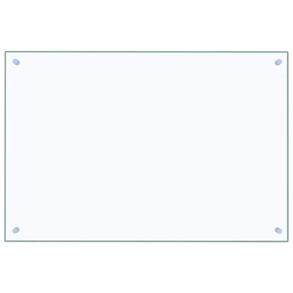 Küchenrückwand 2er Set, Transparentes Glas