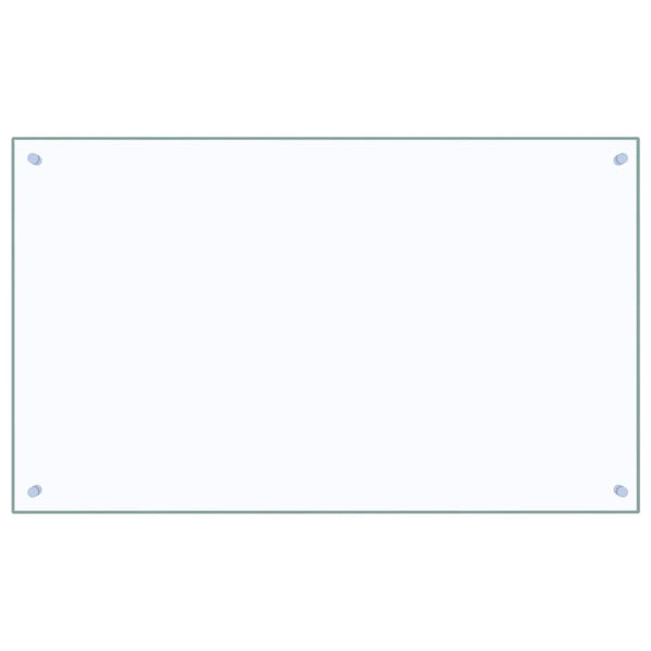 Küchenrückwand 2er Set, Klarglas 100x60 cm