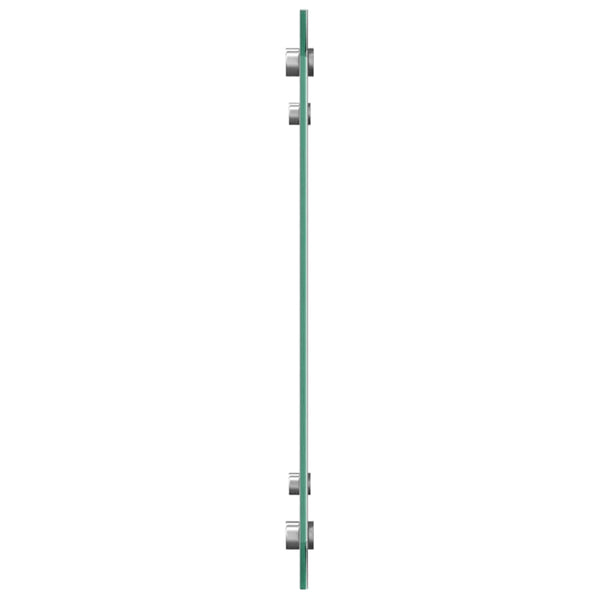 Küchenrückwand 2er Set Hellgrau Glas 70x40cm