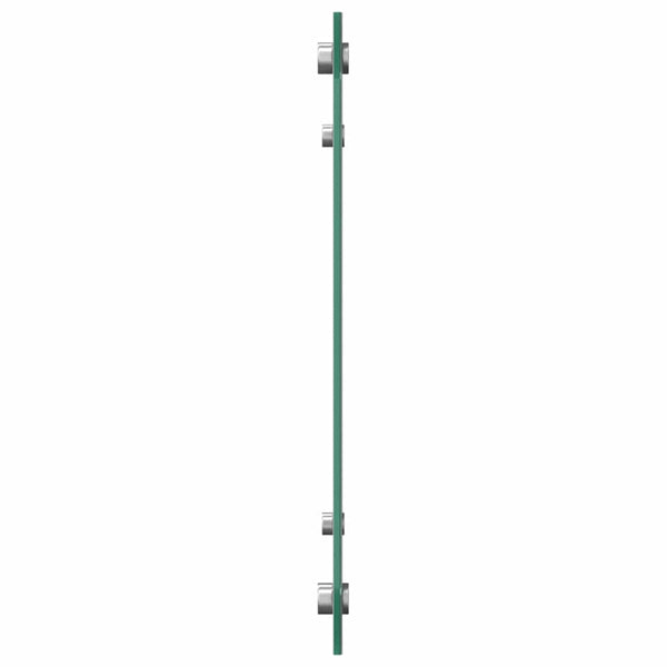 Küchenrückwand 2er Set Hellgrau Glas 90x40 cm