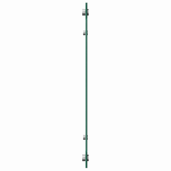 Küchenrückwand 2er Set Hellgrau Glas 90x50cm