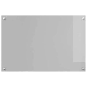Küchenrückwand 2er Set Hellgrau Glas 90x60 cm
