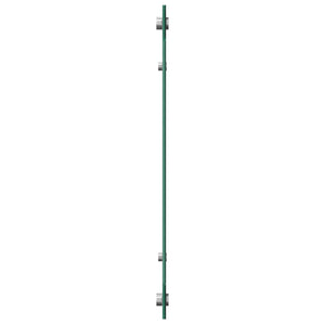 Küchenrückwand Hellgrau Glas 100x50cm 2er Set