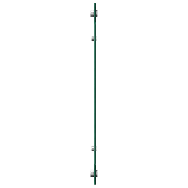 Küchenrückwand Hellgrau Glas 100x50cm 2er Set