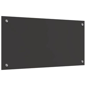 Dunkelgraue Küchenrückwand, 2 Stück, 80x40 cm