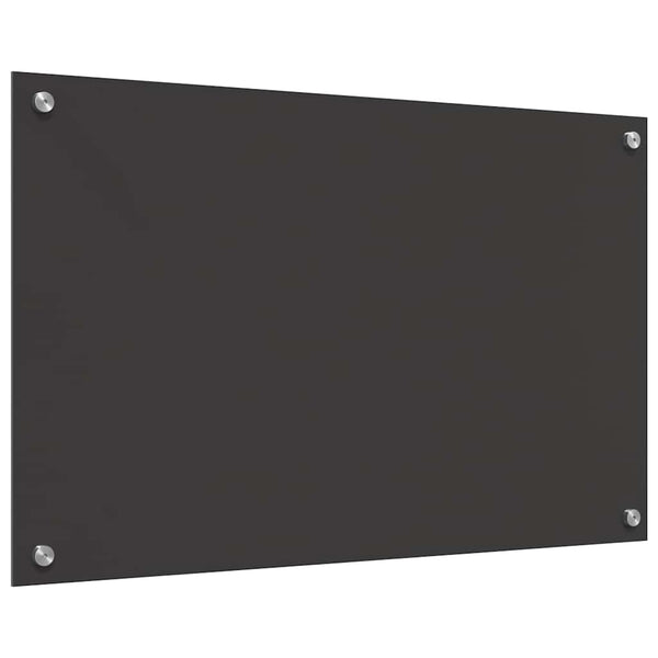 Dunkelgraue Küchenrückwand, 2 Stück, 80x50 cm