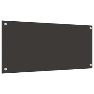 Dunkelgraue Küchenrückwand, 2er-Set, 90x40 cm