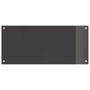 Dunkelgraue Küchenrückwand, 2er-Set, 90x40 cm