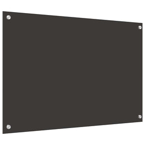 Dunkelgraue Küchenrückwand, 2 Stück, 90x60 cm