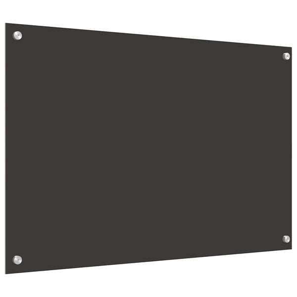 Dunkelgraue Küchenrückwand, 2 Stück, 90x60 cm