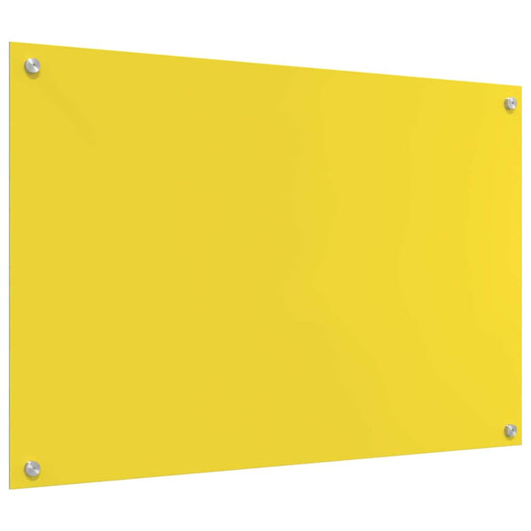 Gelbe Küchenrückwand 2er Set, 90x60cm