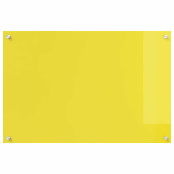 Gelbe Küchenrückwand 2er Set, 90x60cm