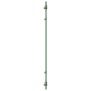 Gelbe Küchenrückwand aus Glas, 2er-Set