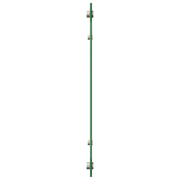 Gelbe Küchenrückwand aus Glas, 2er-Set