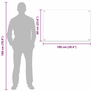 Gelbe Küchenrückwand aus Glas, 2er-Set
