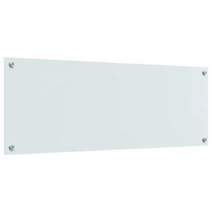 Küchenrückwand 2er Set Weiß 110x40cm