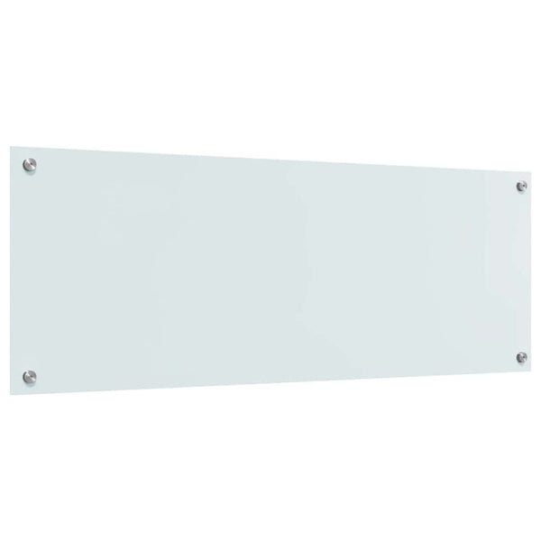 Küchenrückwand 2er Set Weiß 110x40cm