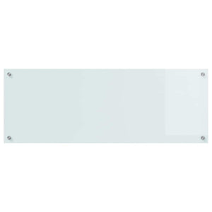 Küchenrückwand 2er Set Weiß 110x40cm