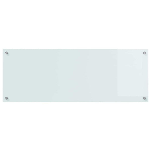 Küchenrückwand 2er Set Weiß 110x40cm