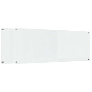 Küchenrückwand 2er Set, Transparent, 110x40cm