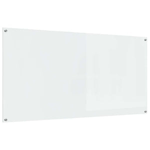 Küchenrückwand 2er Set Transparent Glas 120x60cm