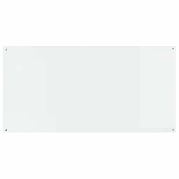 Küchenrückwand 2er Set Transparent Glas 120x60cm