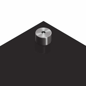 Küchenrückwand Schwarz 110x50cm, 2er Set