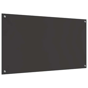 Dunkelgraue Küchenrückwand, 2er-Set, 110x60 cm