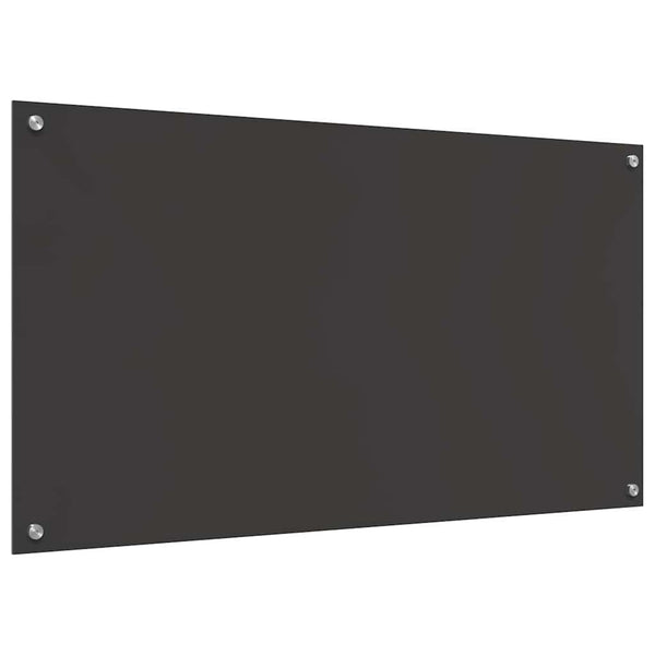 Dunkelgraue Küchenrückwand, 2er-Set, 110x60 cm