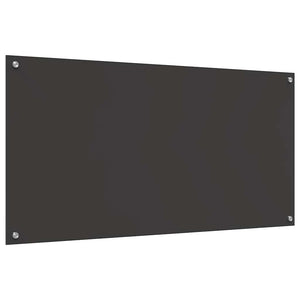 Dunkelgraue Küchenrückwand, 2-teilig, 120x60 cm