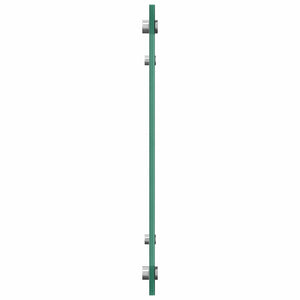 Küchenrückwand 2er Set Weiß Glas 70x40cm